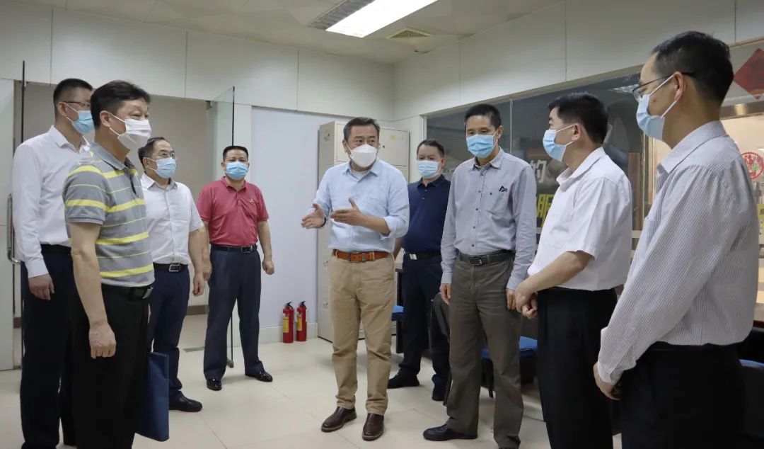 省国资委党委委员、二级巡视员张绳道带队到腾博会诚信为本,专业服务!集团督导疫情防控、安全生产和一季度生产经营情况