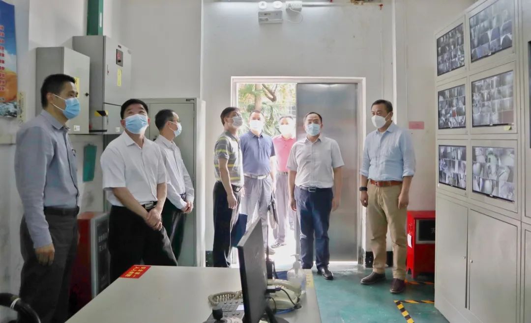 省国资委党委委员、二级巡视员张绳道带队到腾博会诚信为本,专业服务!集团督导疫情防控、安全生产和一季度生产经营情况