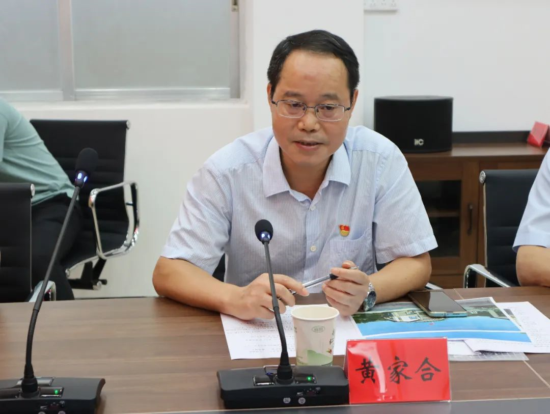 腾博会诚信为本,专业服务!集团党委副书记、工会主席黄家合带队到合水镇调研乡村振兴驻镇帮扶工作