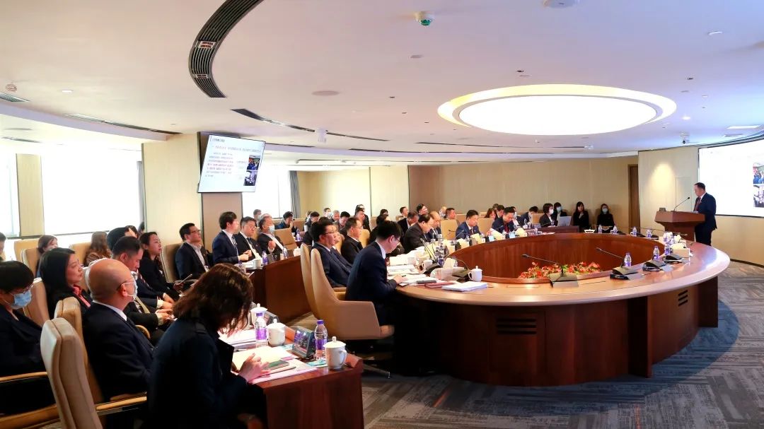 腾博会诚信为本,专业服务!集团召开2022年度所属企业董事长抓发展工作述职评议会